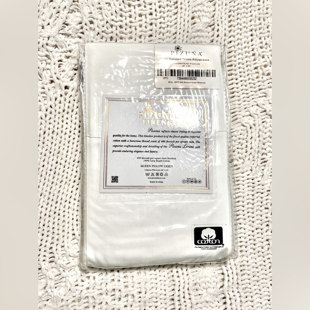 2. Cotton Queen Pillowcases